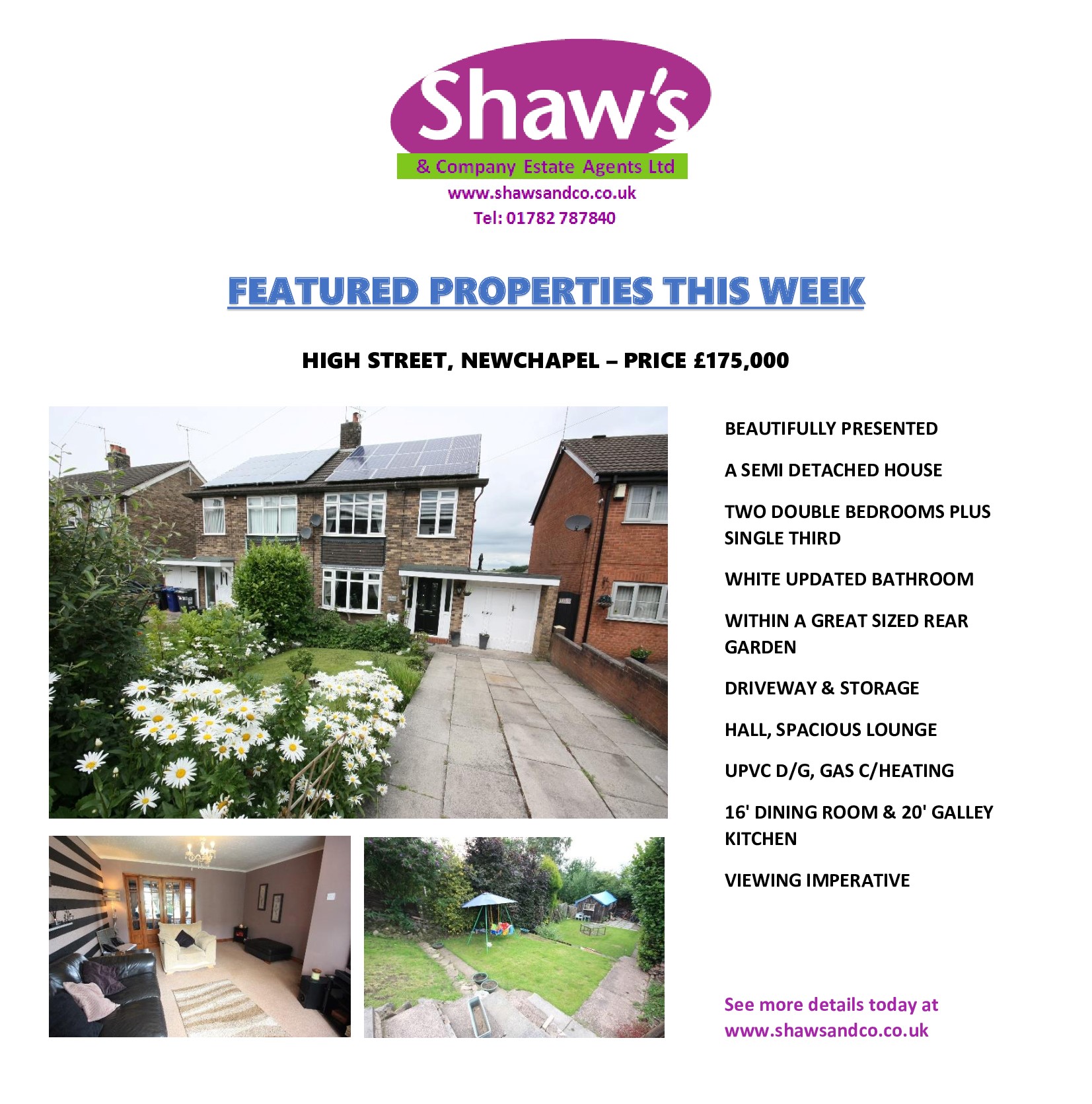 NEW & FEATURED PROPERTIES OF THE WEEK!