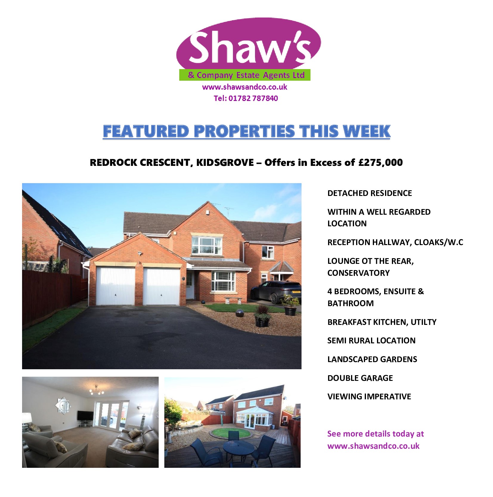 NEW & FEATURED PROPERTIES OF THE WEEK!