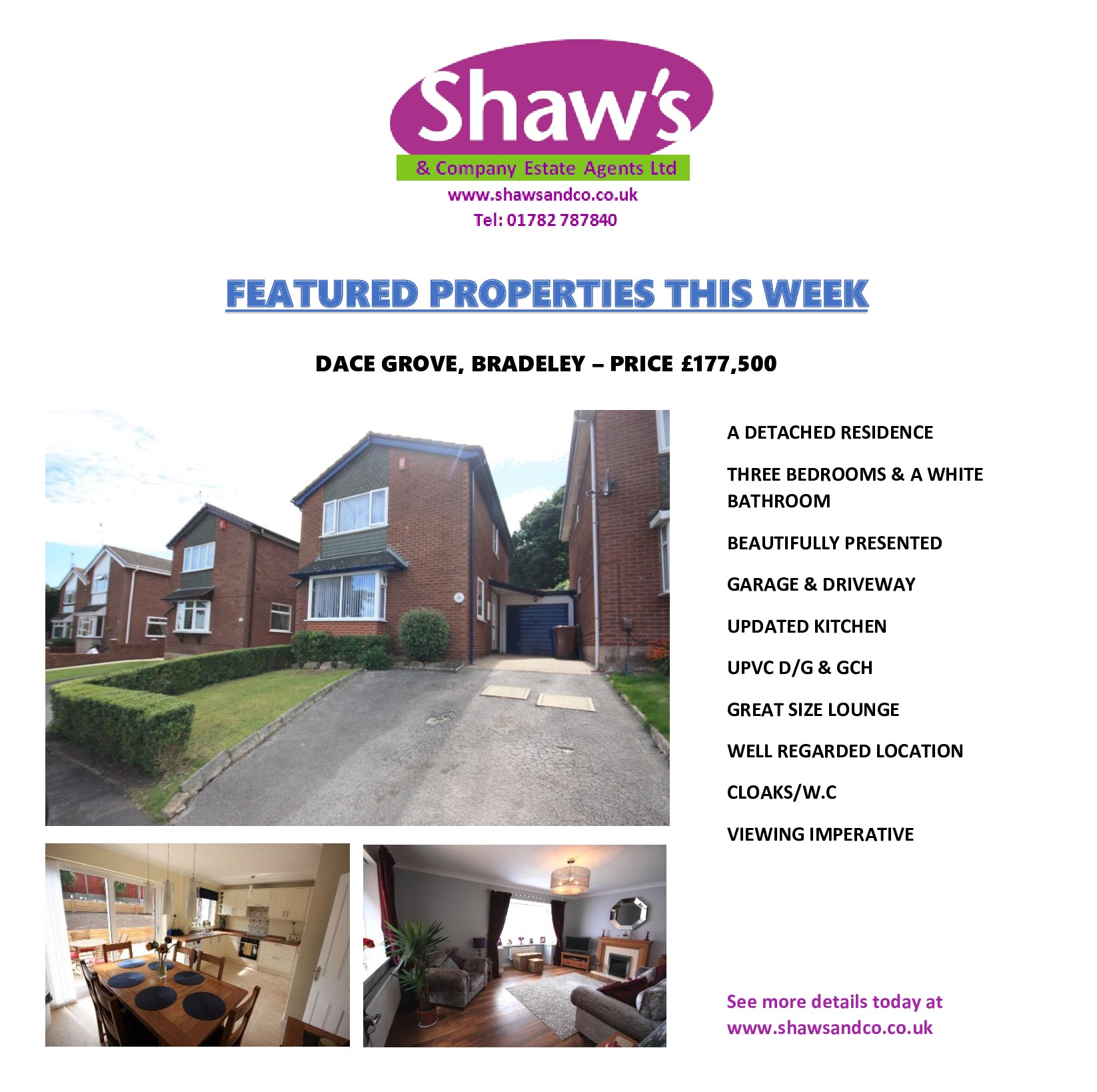 NEW ON THE MARKET THIS WEEK!