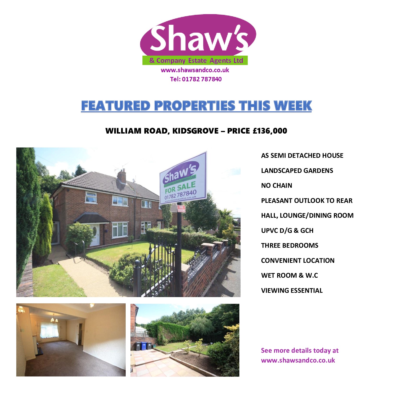 NEW ON THE MARKET THIS WEEK!