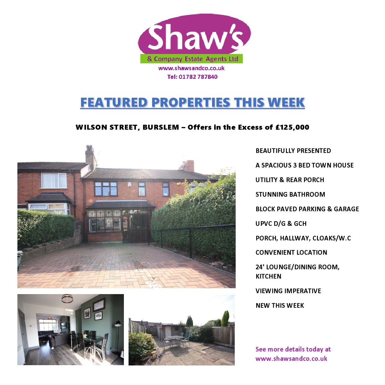 NEW OTM & FEATURED PROPERTIES THIS WEEK!