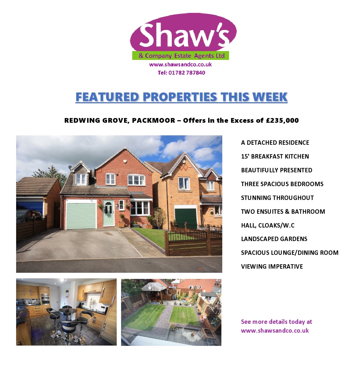 NEW & FEATURED PROPERTIES OF THE WEEK!