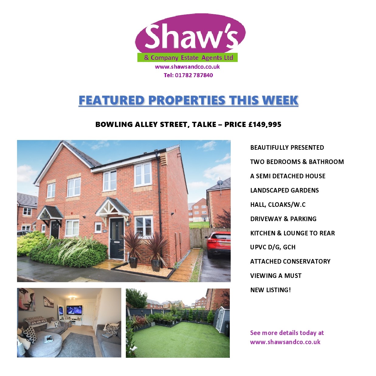 NEW & FEATURED PROPERTIES OF THE WEEK!