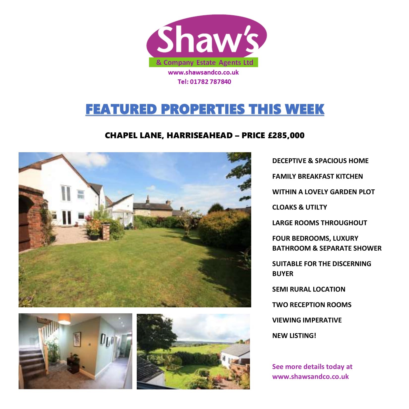 NEW & FEATURED PROPERTIES OF THE WEEK!