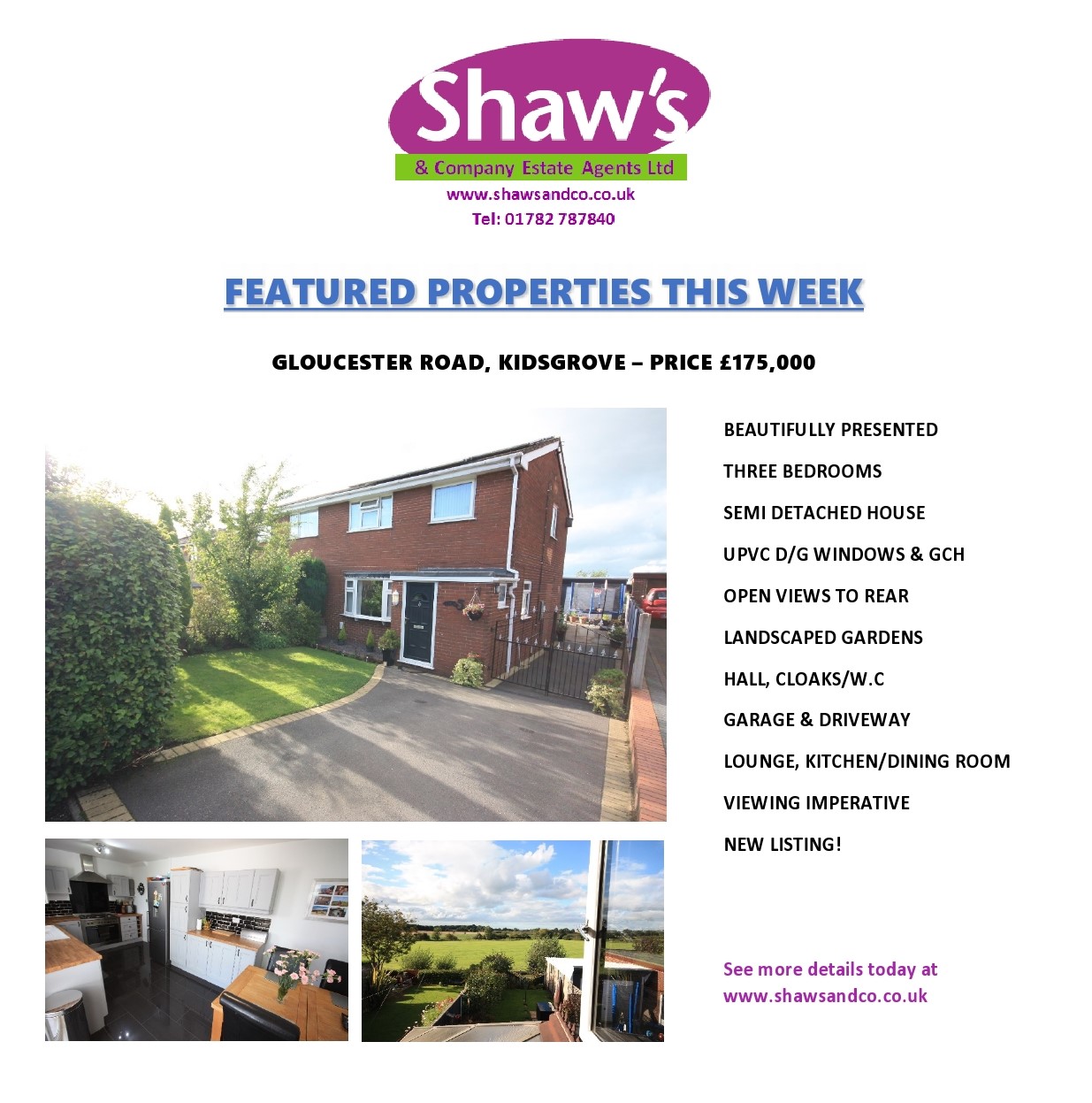 NEW & FEATURED PROPERTIES OF THE WEEK!