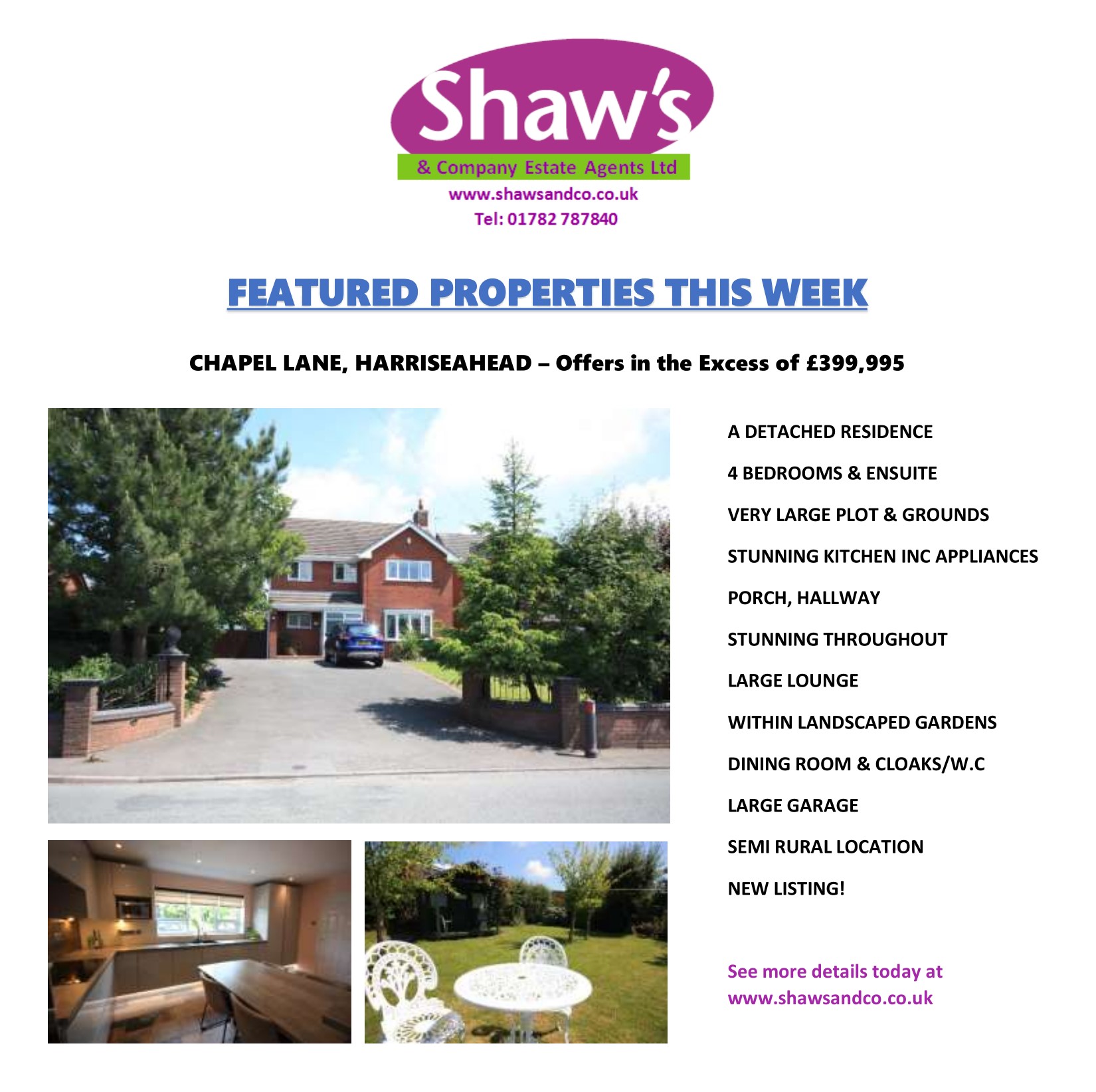 NEW & FEATURED PROPERTIES OF THE WEEK!