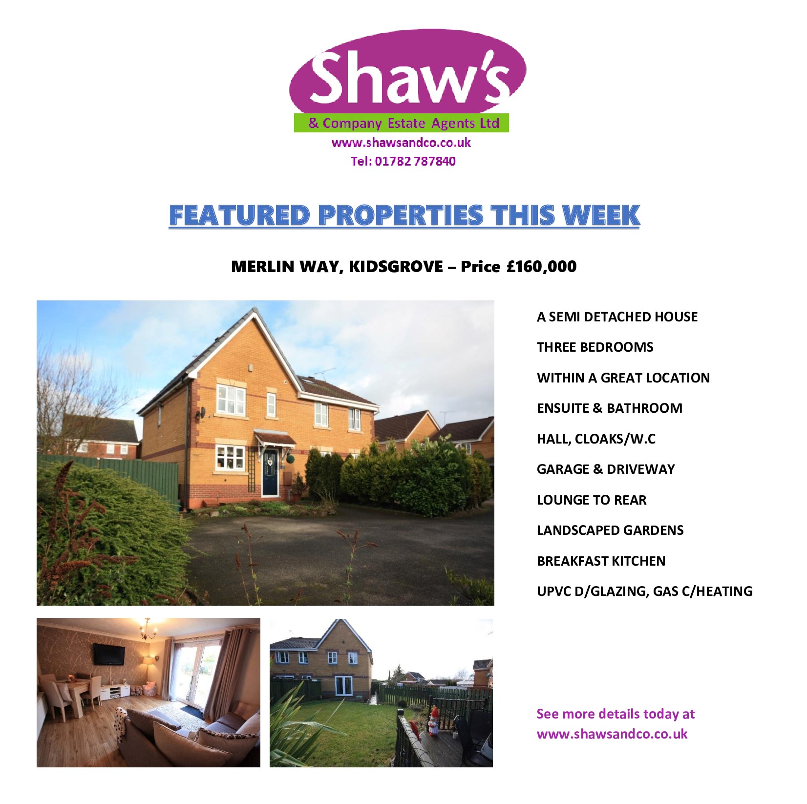 NEW & FEATURED PROPERTIES OF THE WEEK!