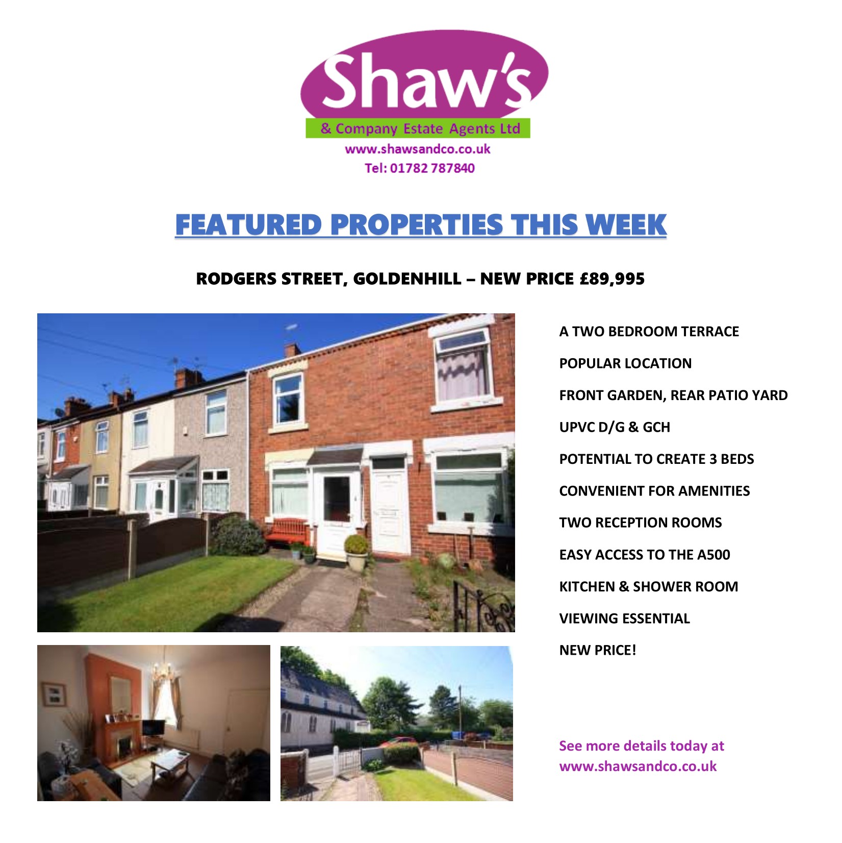 NEW & FEATURED PROPERTIES OF THE WEEK!