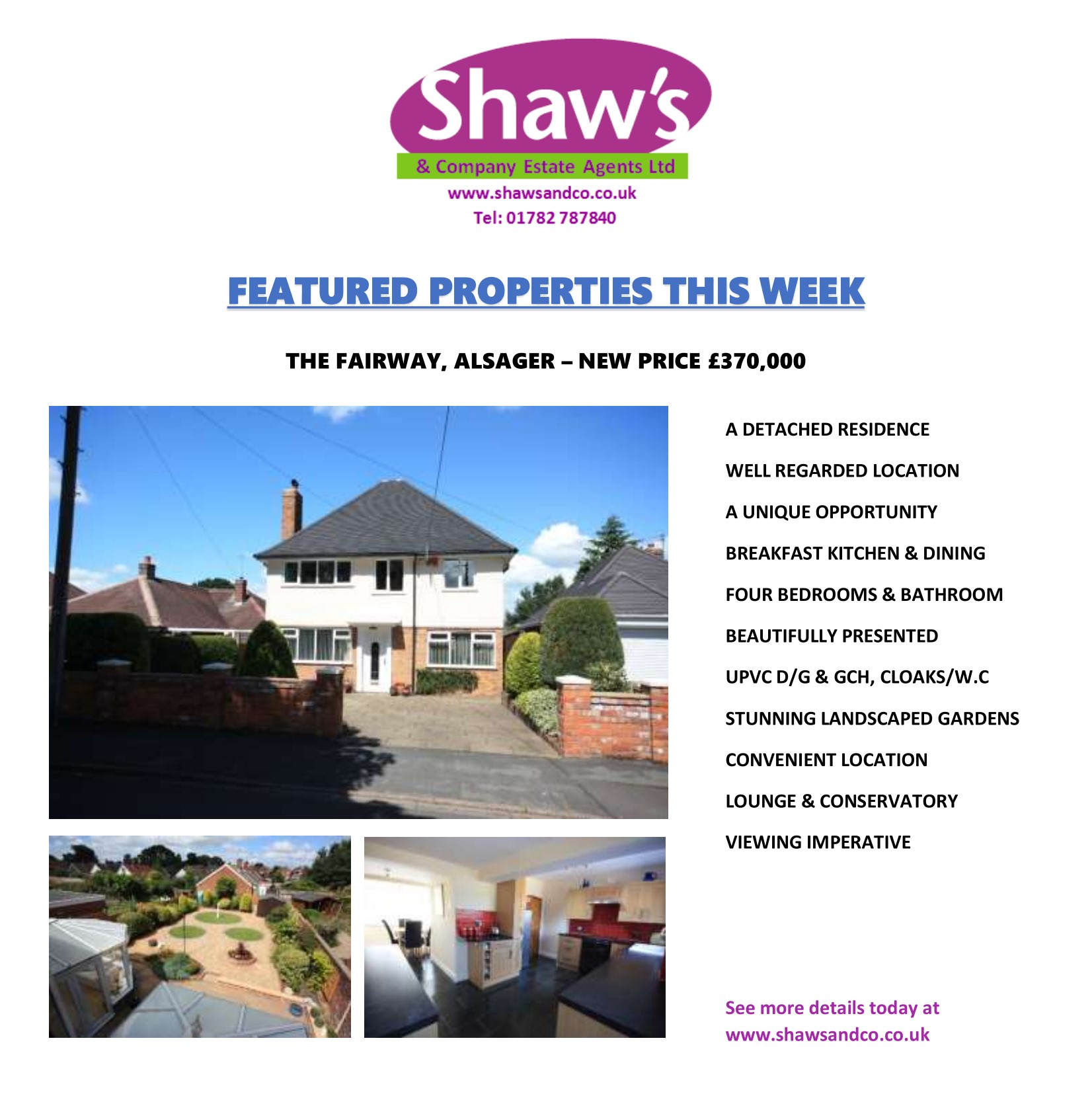 NEW & FEATURED PROPERTIES OF THE WEEK!