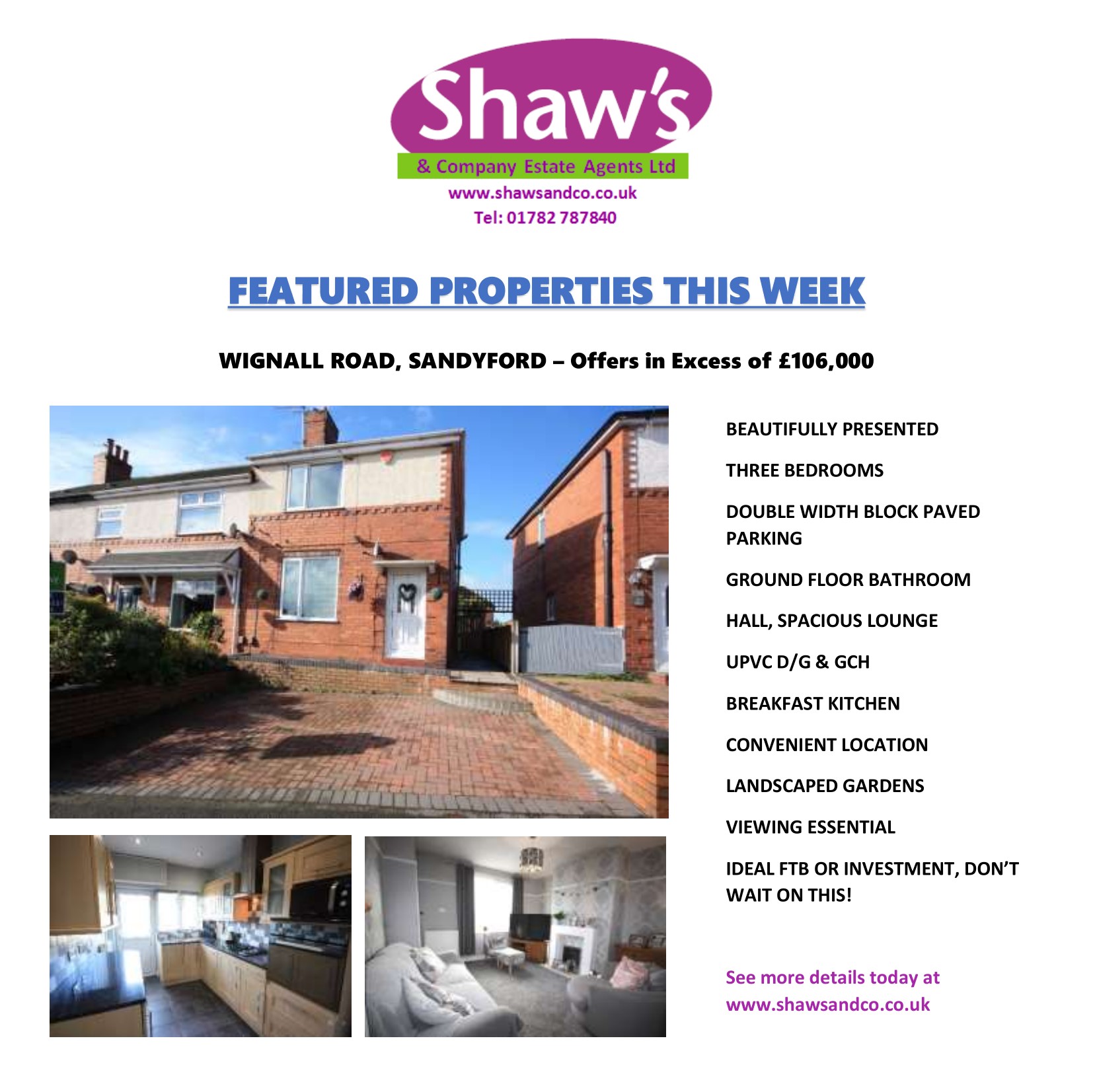 NEW & FEATURED PROPERTIES OF THE WEEK!