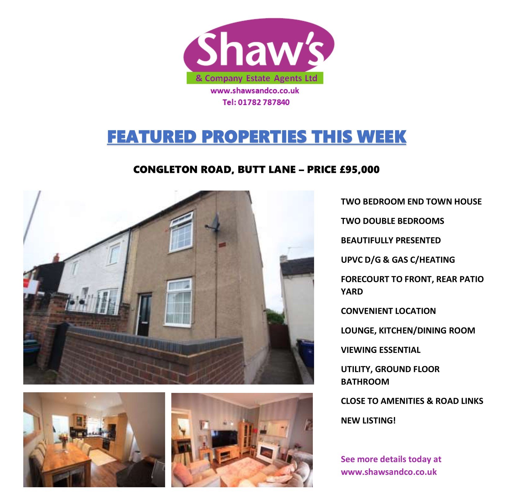 NEW & FEATURED PROPERTIES OF THE WEEK!