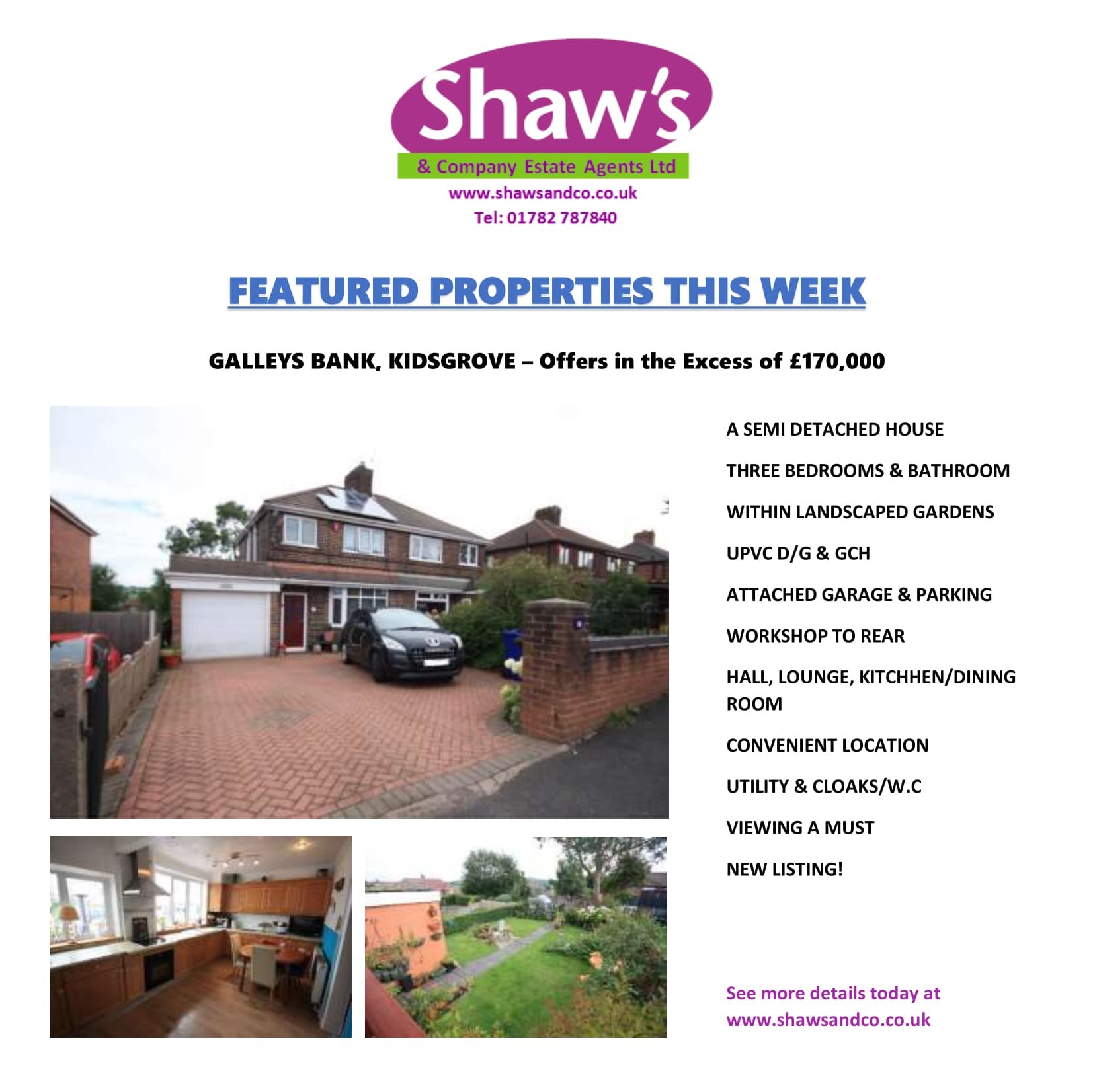 NEW & FEATURED PROPERTIES OF THE WEEK!