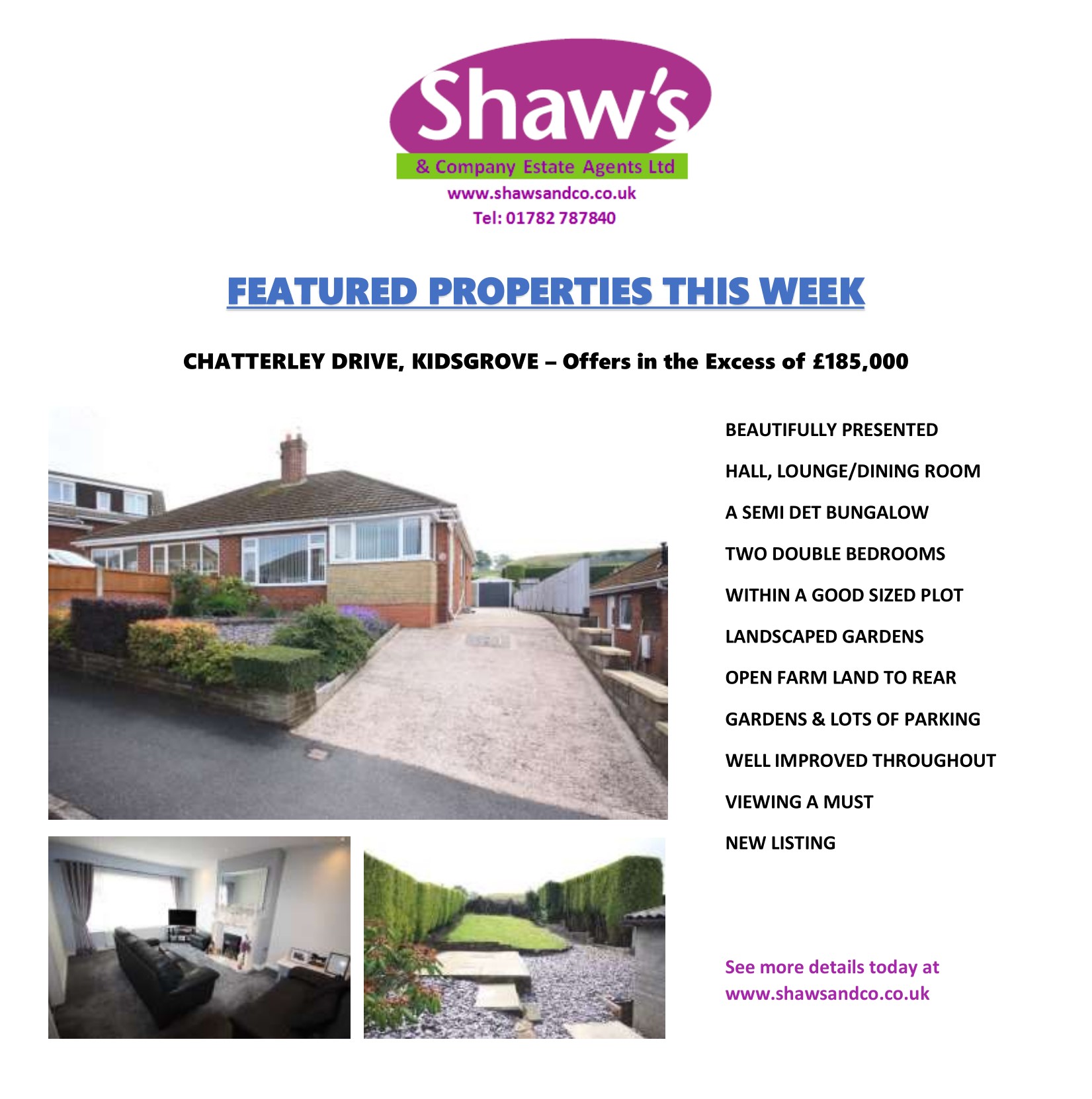 NEW & FEATURED PROPERTIES THIS WEEK!