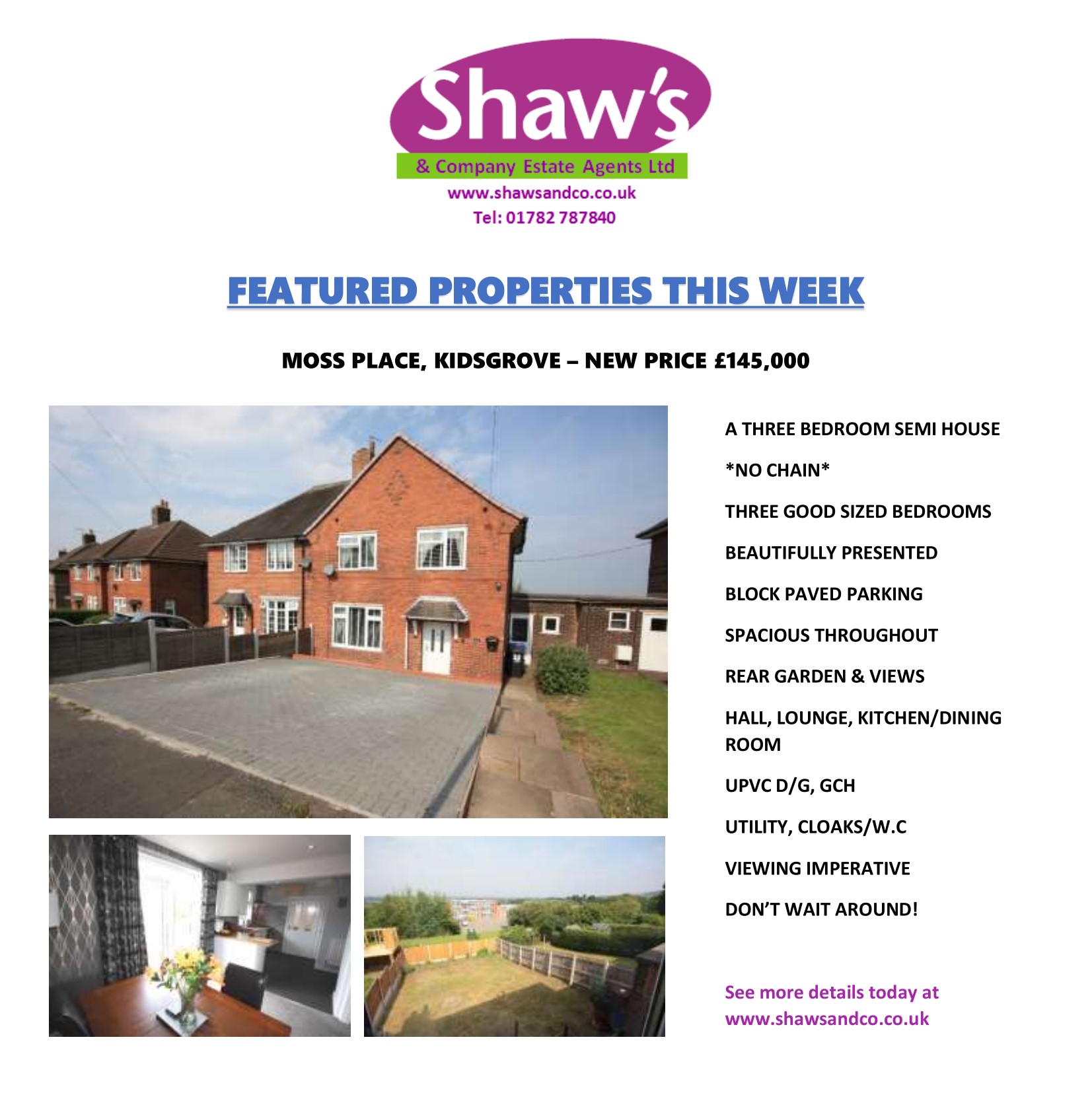 NEW & FEATURED PROPERTIES THIS WEEK!